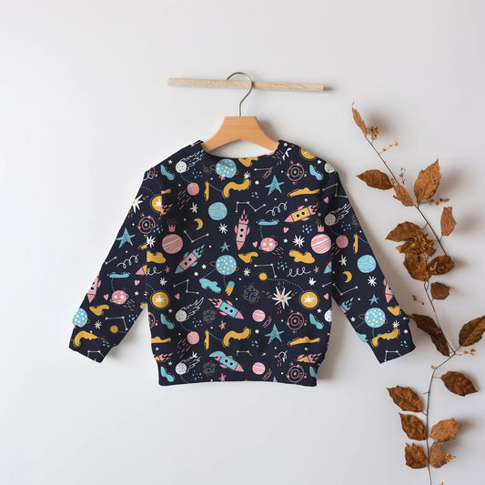 Kids Outer Space Sweatshirt