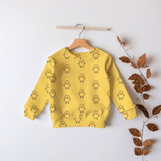 Kids Yellow Duck Sweatshirt