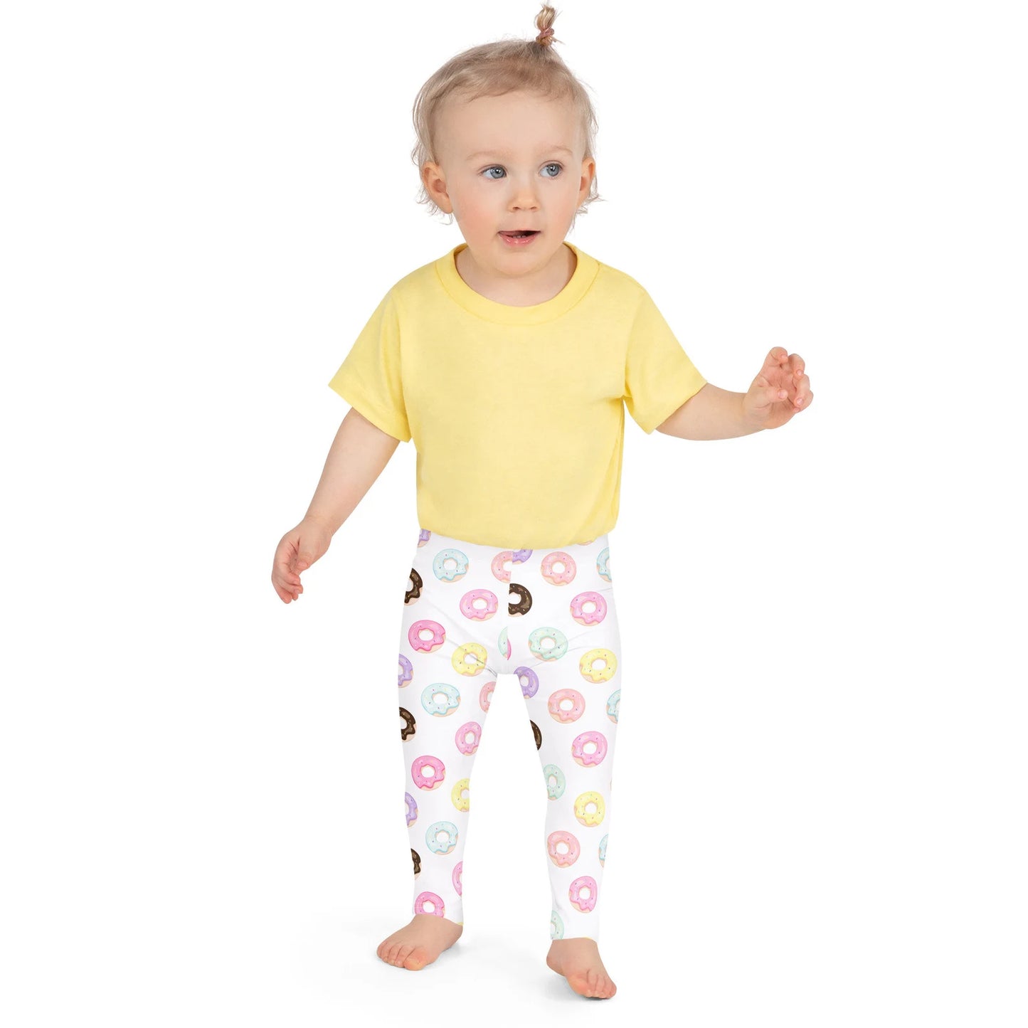 Girls Colorful Donuts Leggings