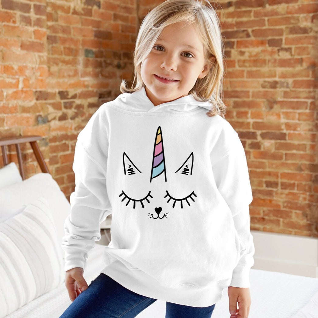 Girls Caticorn Hoodie With Pocket