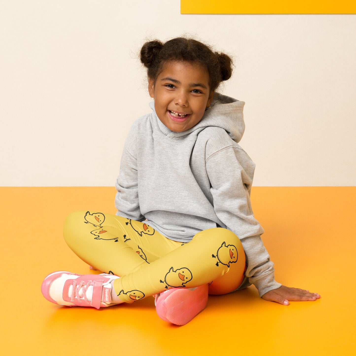 Kids Yellow Duck Leggings