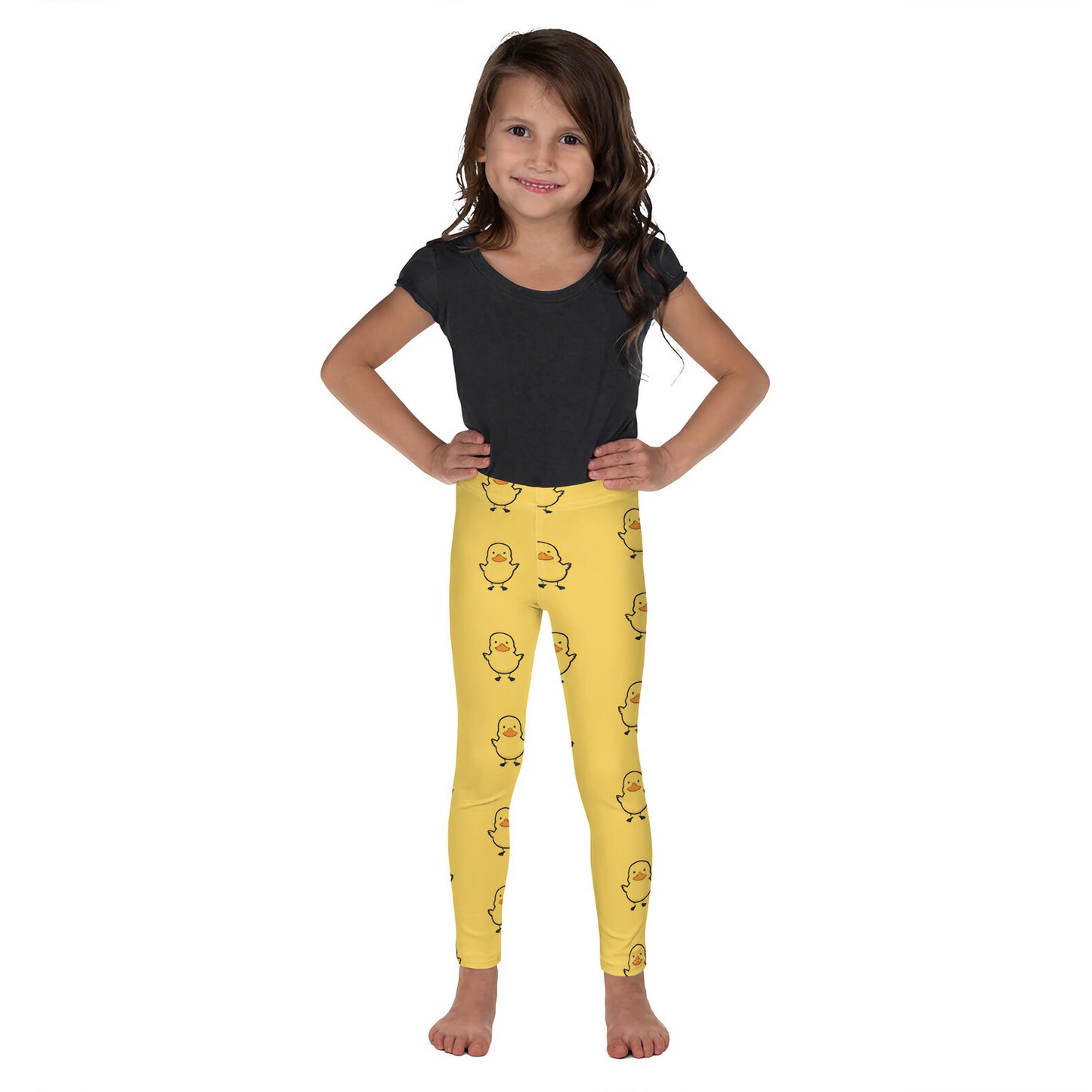 Kids Yellow Duck Leggings