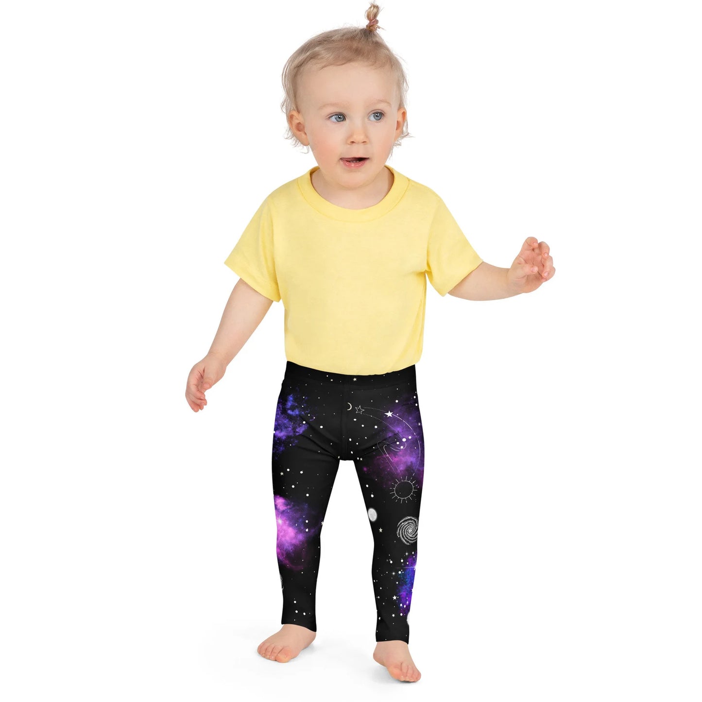 Kids Nebula Galaxy Leggings