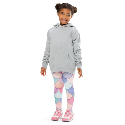 Girls Rainbow Mermaid Leggings