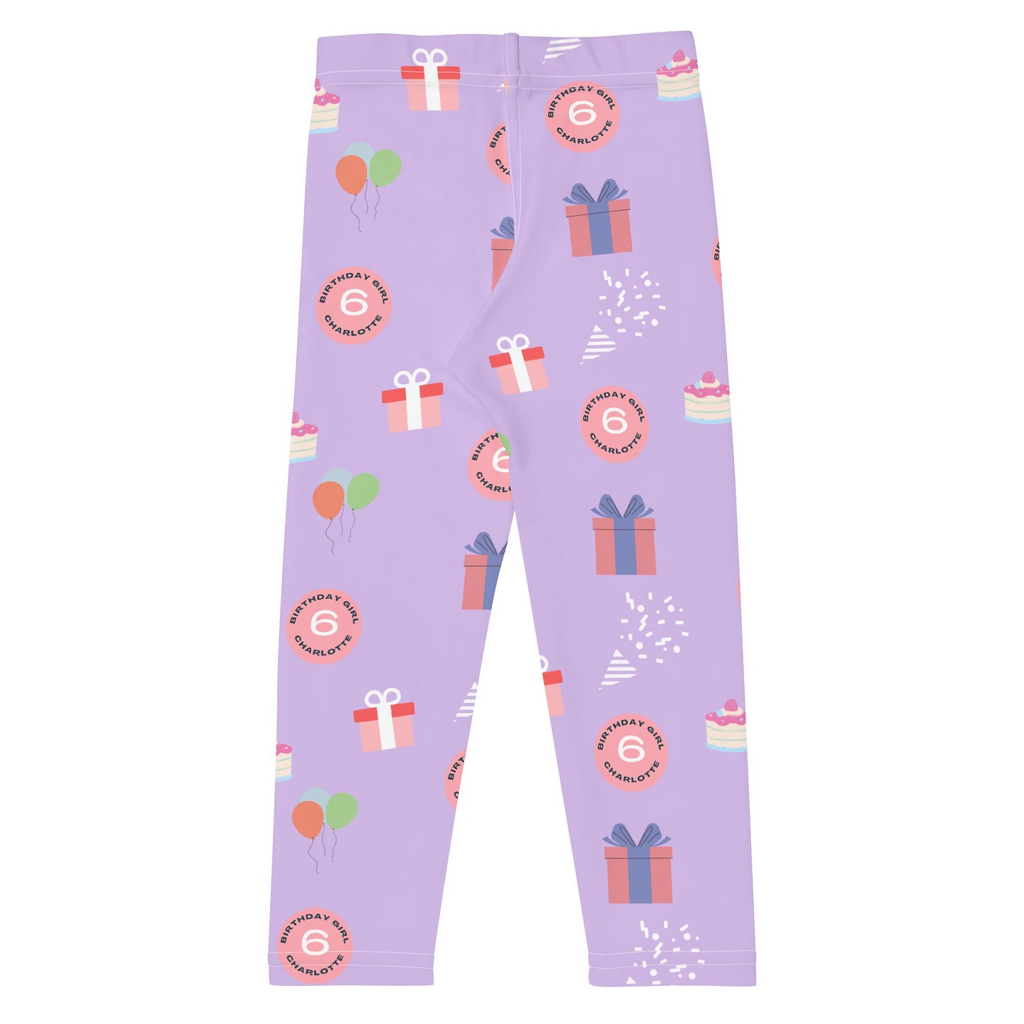 Birthday Girl Custom Age & Name Leggings