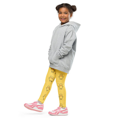 Kids Yellow Duck Leggings