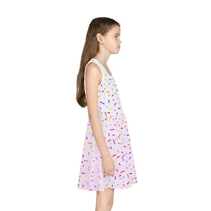 Girls Colorful Sprinkles Dress