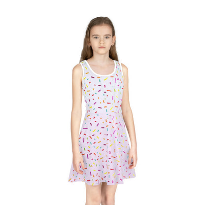 Girls Colorful Sprinkles Dress