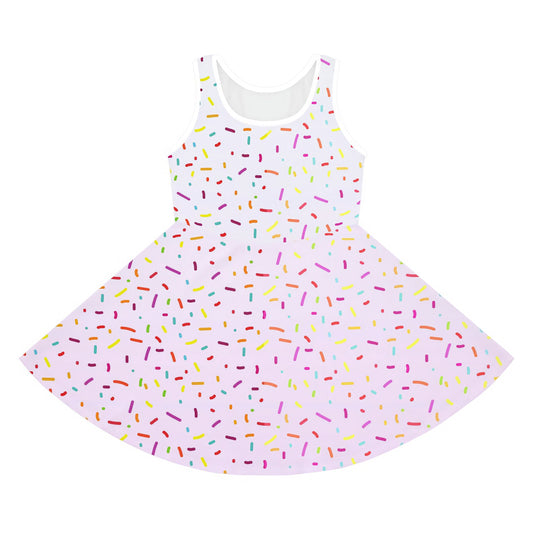 Girls Colorful Sprinkles Dress