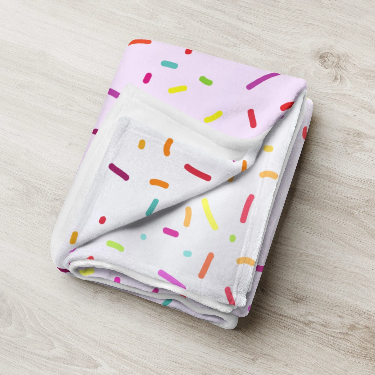 Girls Colorful Sprinkles Ice Cream Blanket