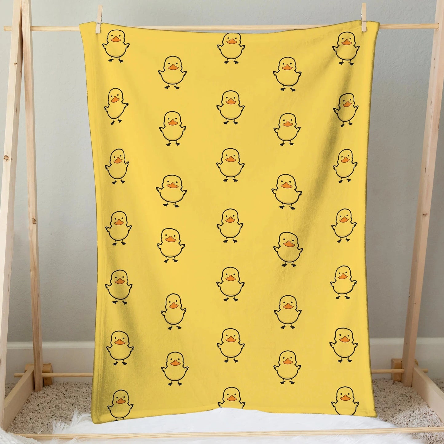 Yellow Rubber Duck Blanket