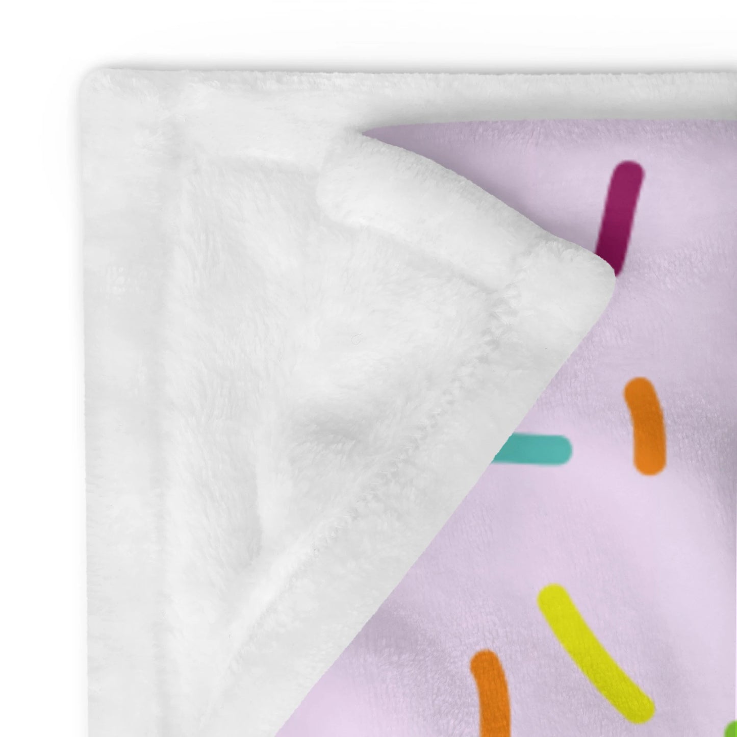 Girls Colorful Sprinkles Ice Cream Blanket