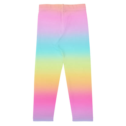 Girls Bright Rainbow Buttery Soft Leggings