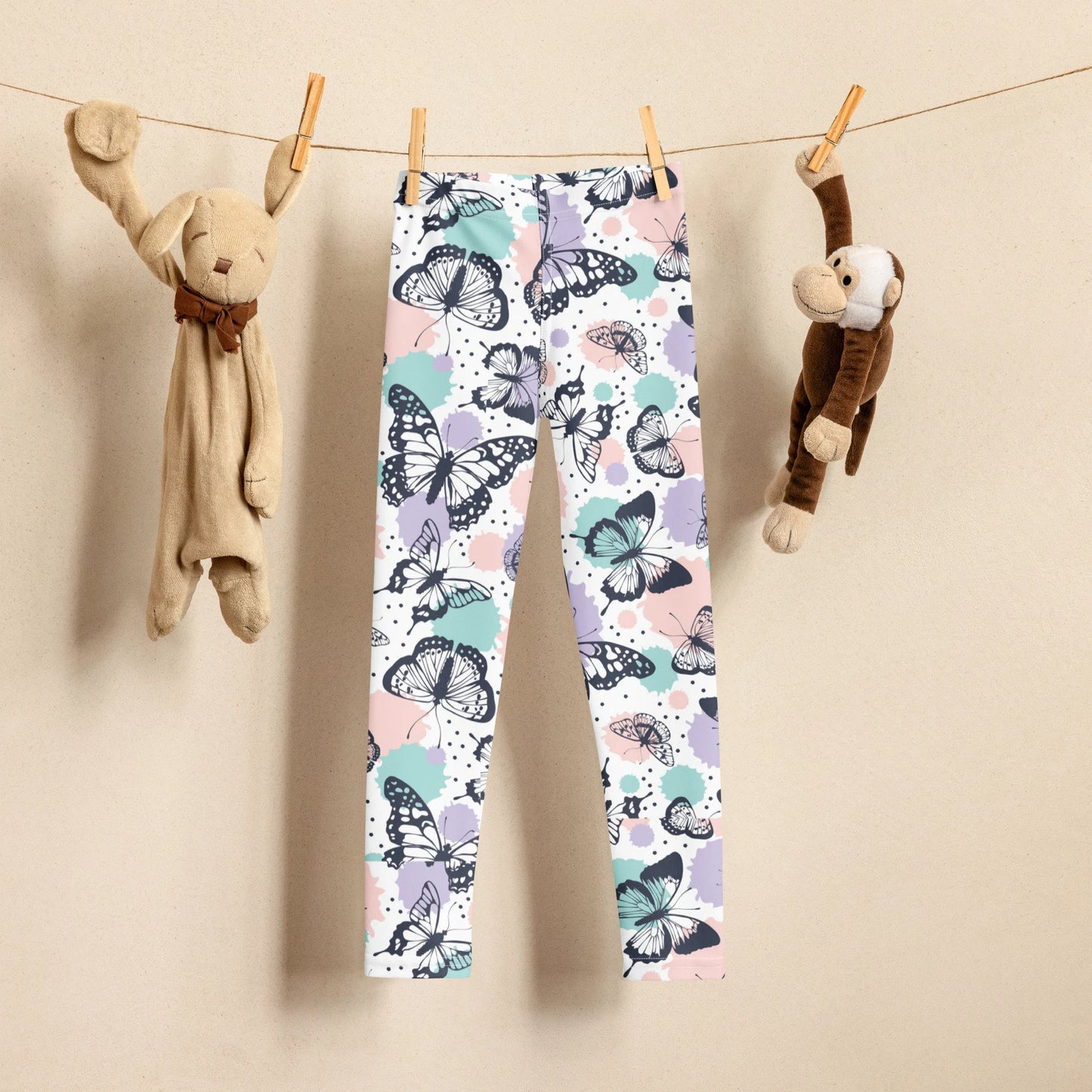 Girls Butterfly Buttery Soft Leggings