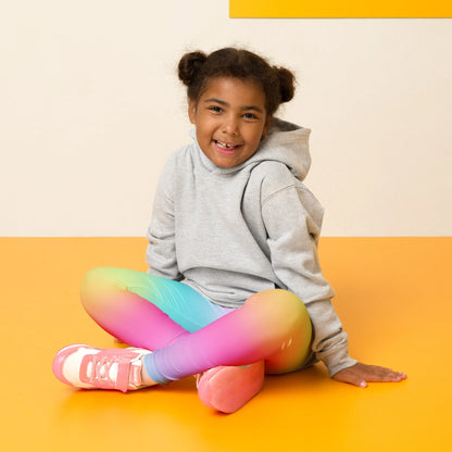 Girls Bright Rainbow Buttery Soft Leggings