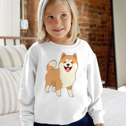 Cozy Kids Shiba Inu Dog Sweatshirt