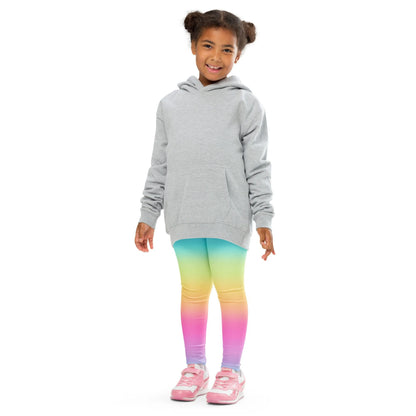 Girls Bright Rainbow Buttery Soft Leggings