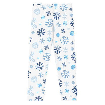 Kids Winter Snowflake Leggings