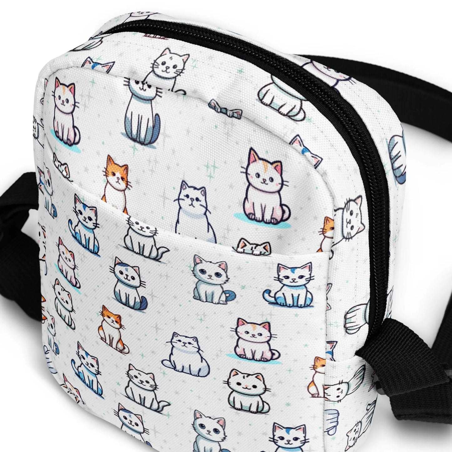 Girls Cat Pattern Crossbody Purse