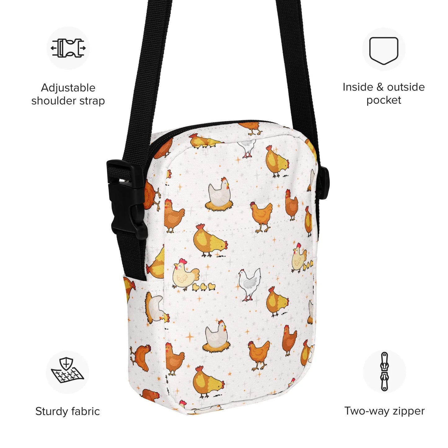 Girls Chicken Crossbody Purse