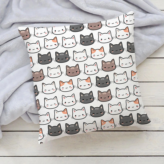 Girls Cat Pillow – Perfect for Bedrooms, Nurseries, and Playrooms