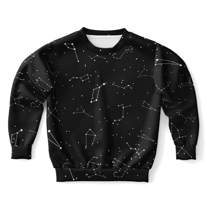 Kids Realistic Constellations Sweatshirt