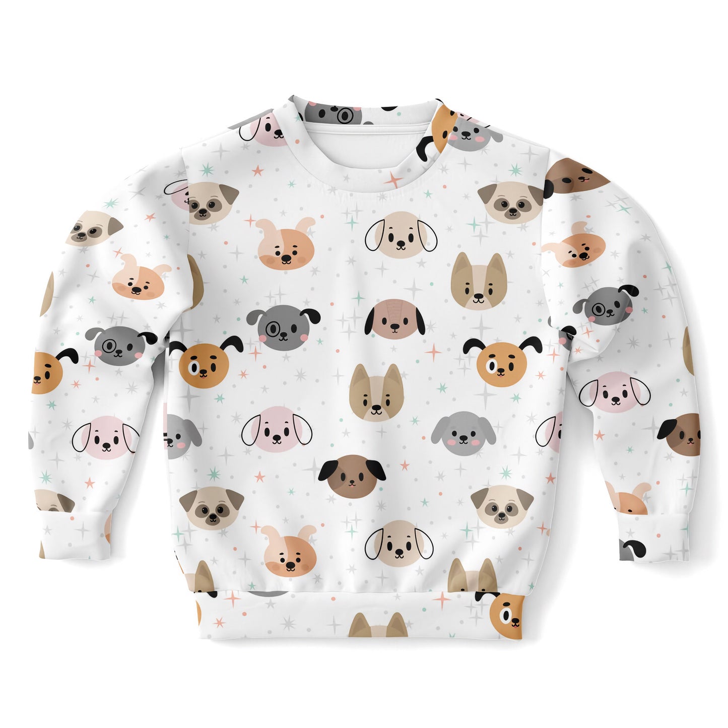 Kids Dog Face Sweatshirt