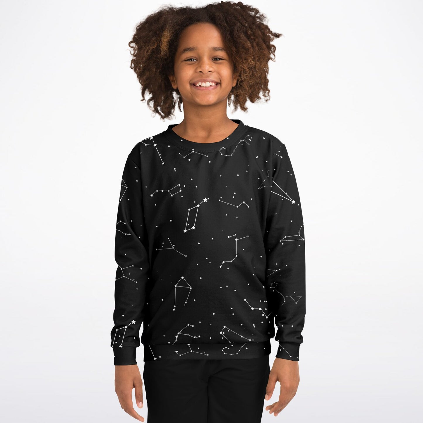 Kids Realistic Constellations Sweatshirt