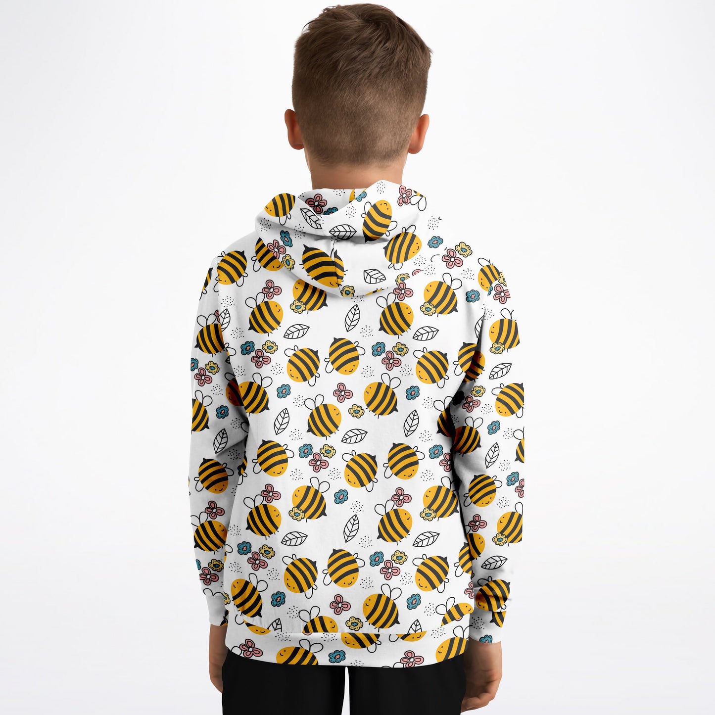 Kids Yellow Bee Hoodie