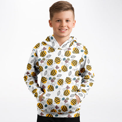 Kids Yellow Bee Hoodie