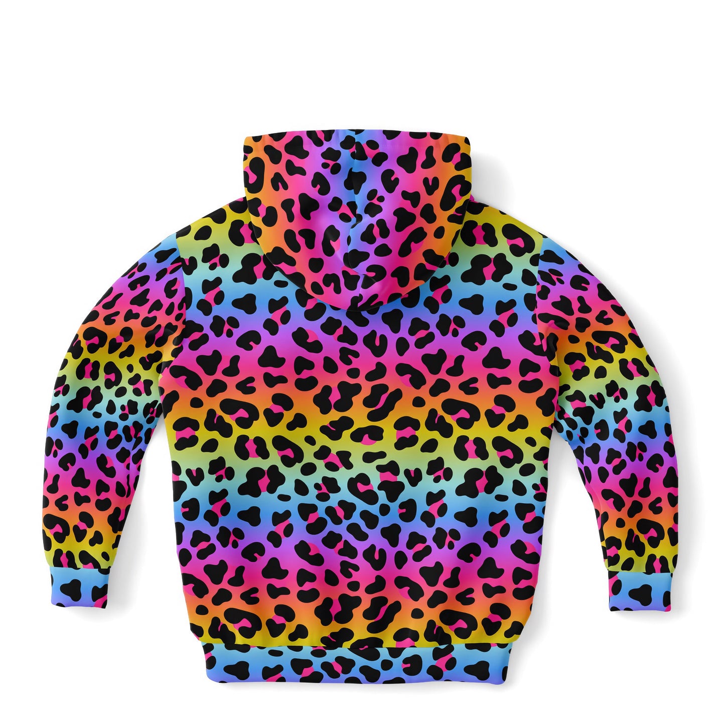 Girls Rainbow Cheetah Hoodie