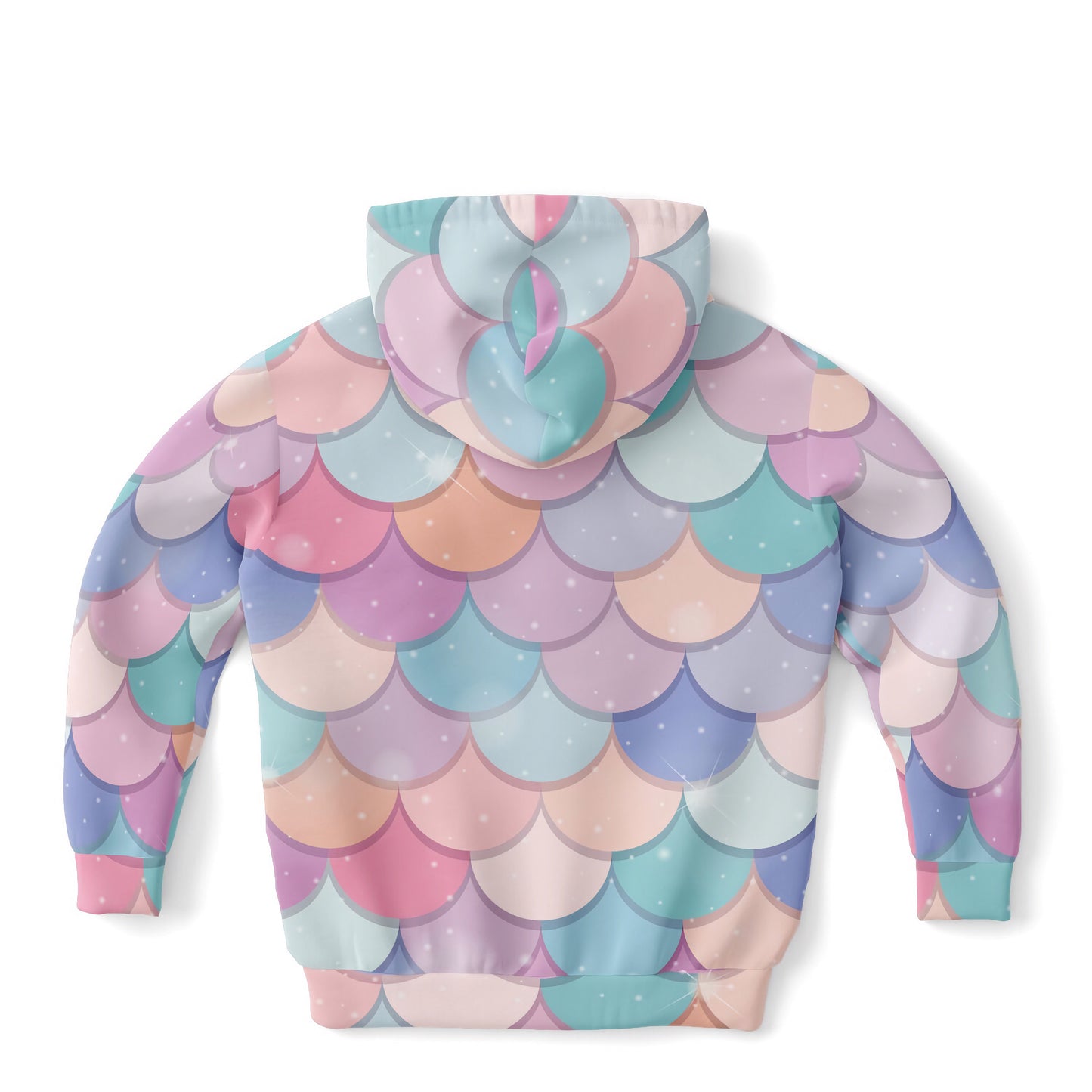 Girls Rainbow Mermaid Hoodie