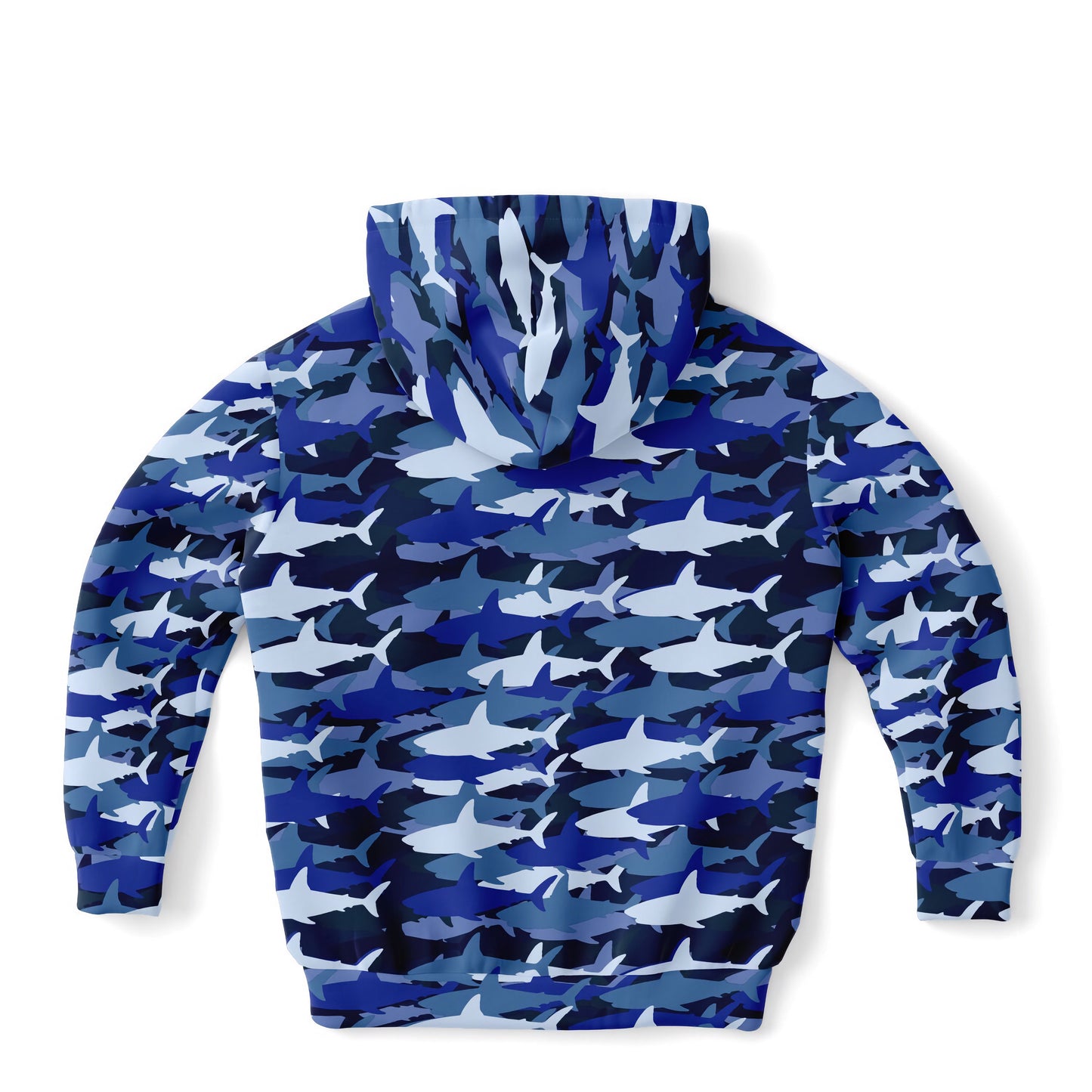 Kids Blue Shark Hoodie