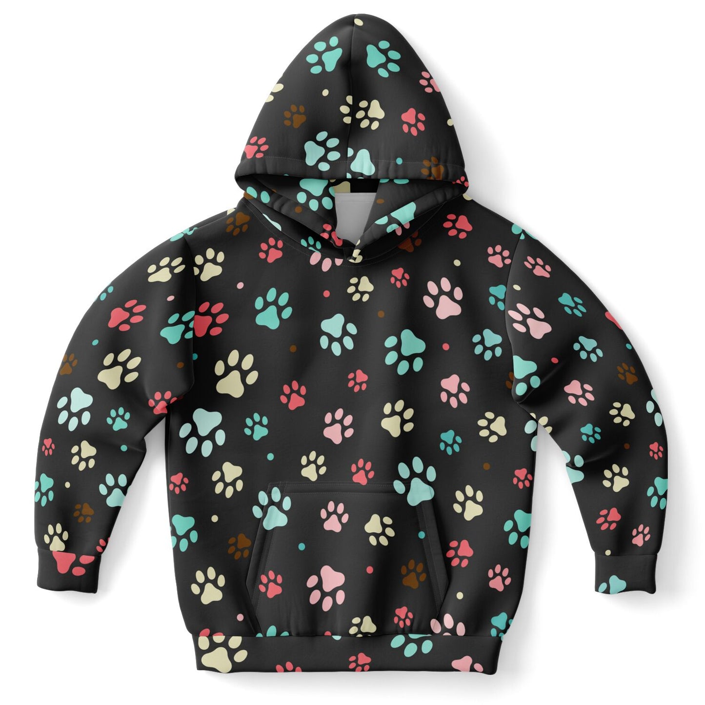 Kids Paw Print Hoodie