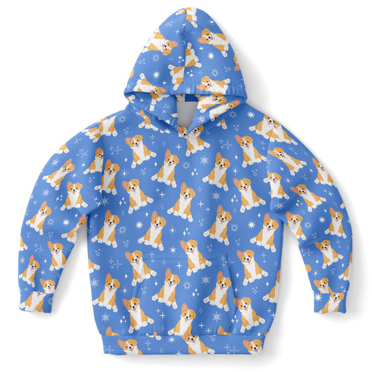 Kids Corgi Dog Hoodie