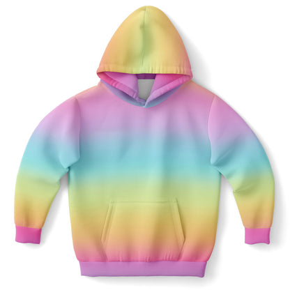 Girls Bright Rainbow Hoodie