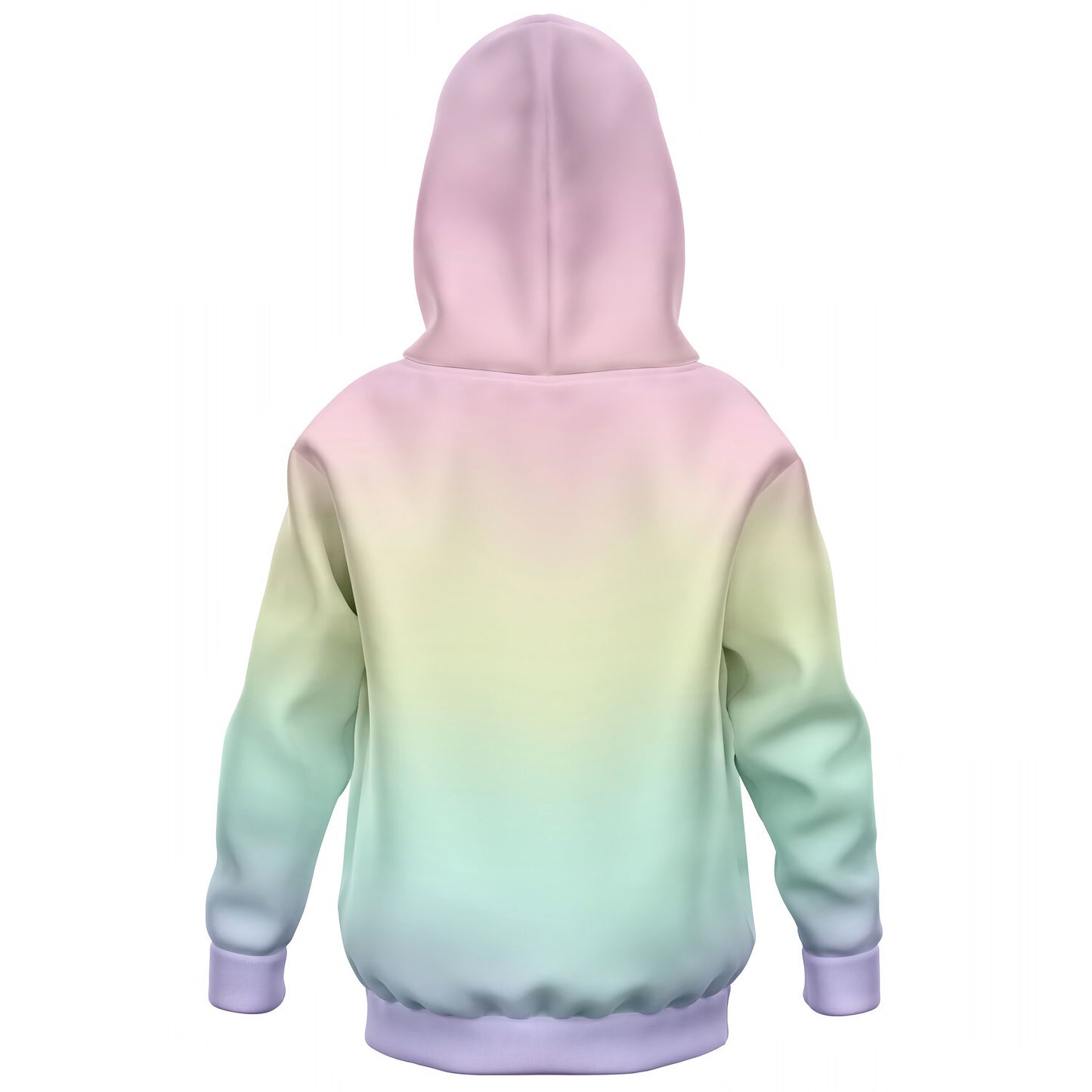 Girls Pastel Rainbow Hoodie