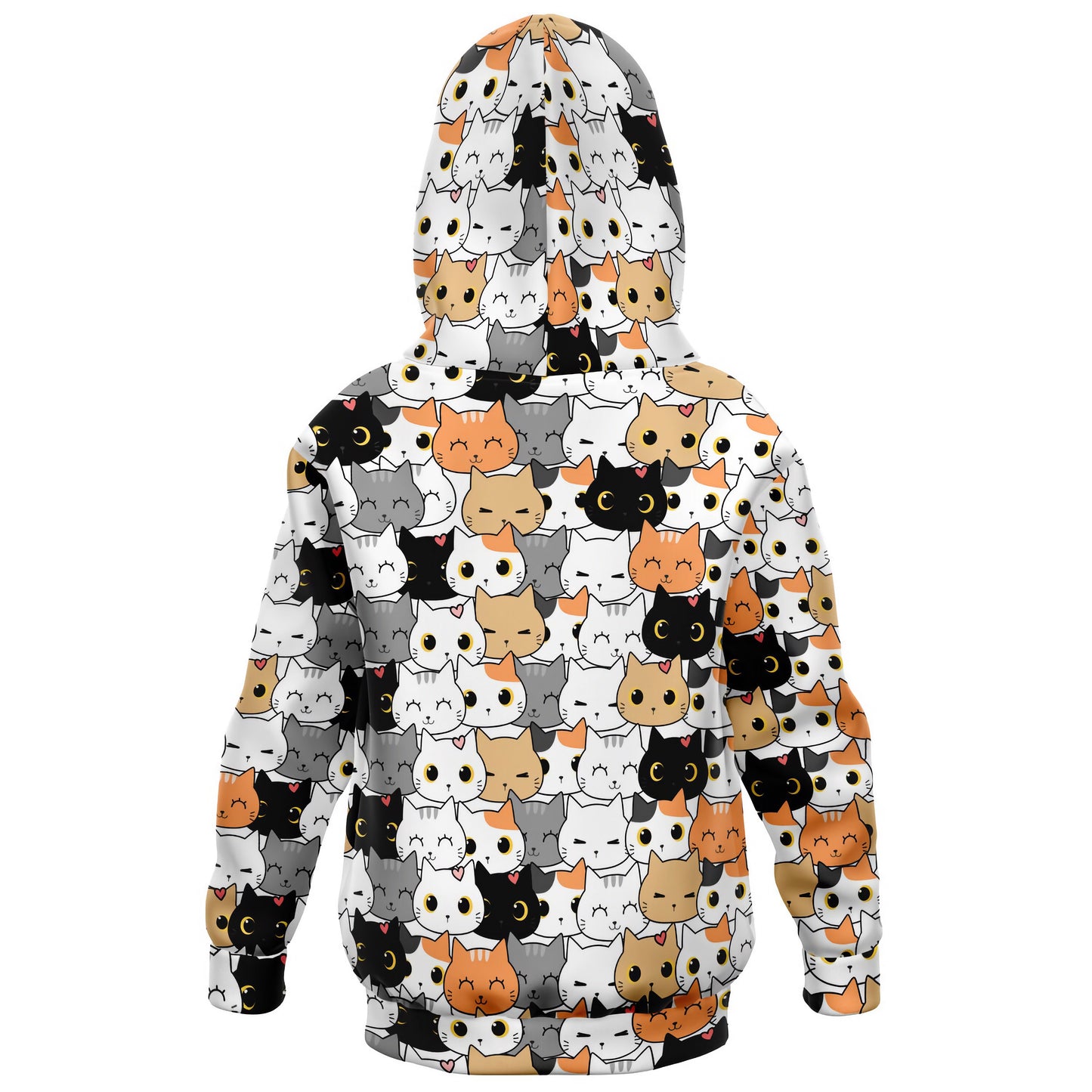 Girls Cat Face Hoodie