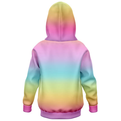 Girls Bright Rainbow Hoodie