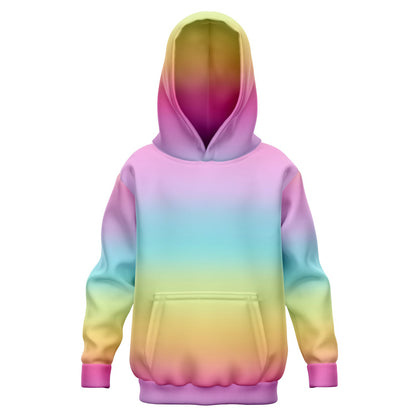 Girls Bright Rainbow Hoodie