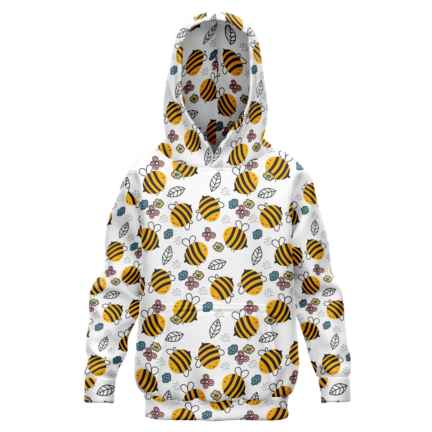 Kids Yellow Bee Hoodie