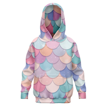 Girls Rainbow Mermaid Hoodie