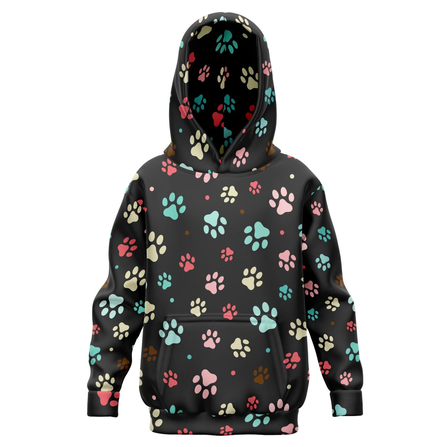 Kids Paw Print Hoodie