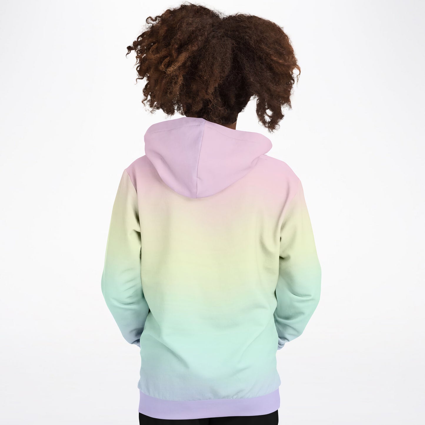 Girls Pastel Rainbow Hoodie