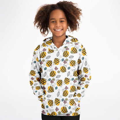 Kids Yellow Bee Hoodie