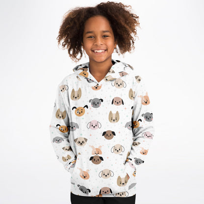 Kids Dog Face Hoodie