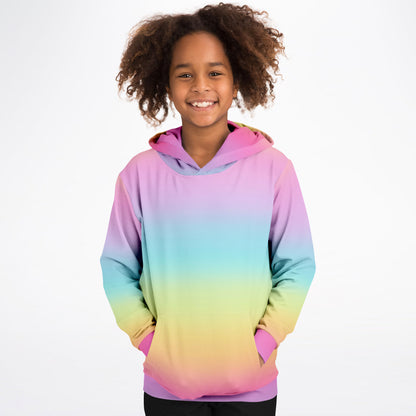 Girls Bright Rainbow Hoodie