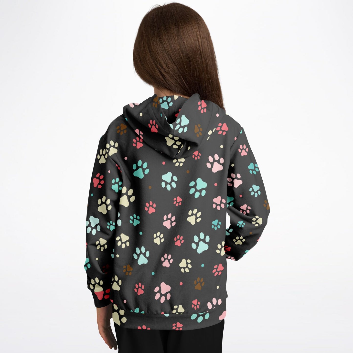 Kids Paw Print Hoodie