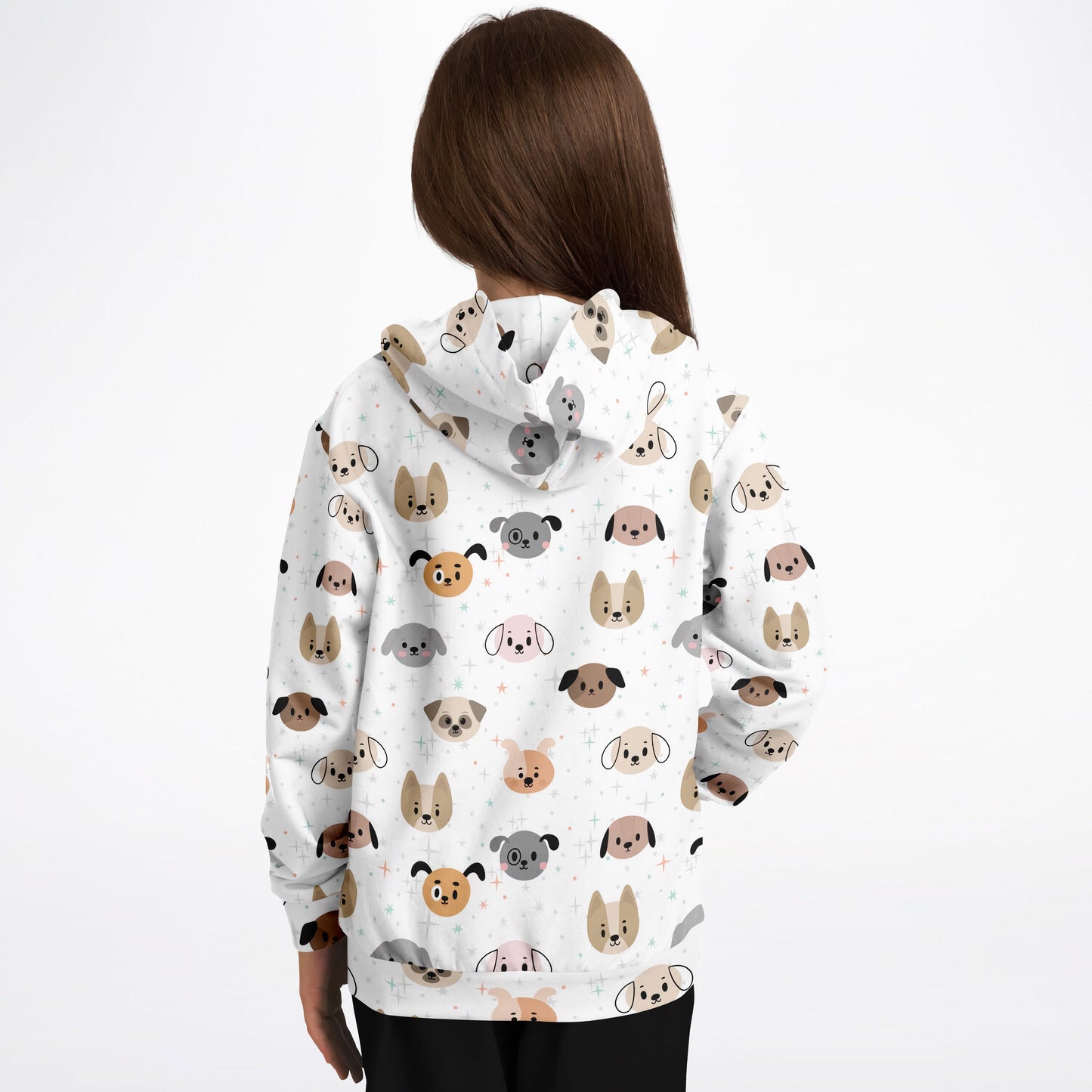 Kids Dog Face Hoodie