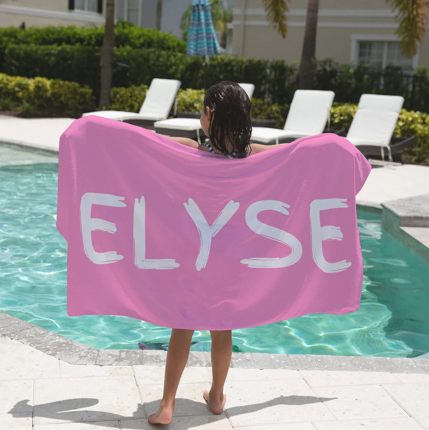 Kids Custom Name Towel